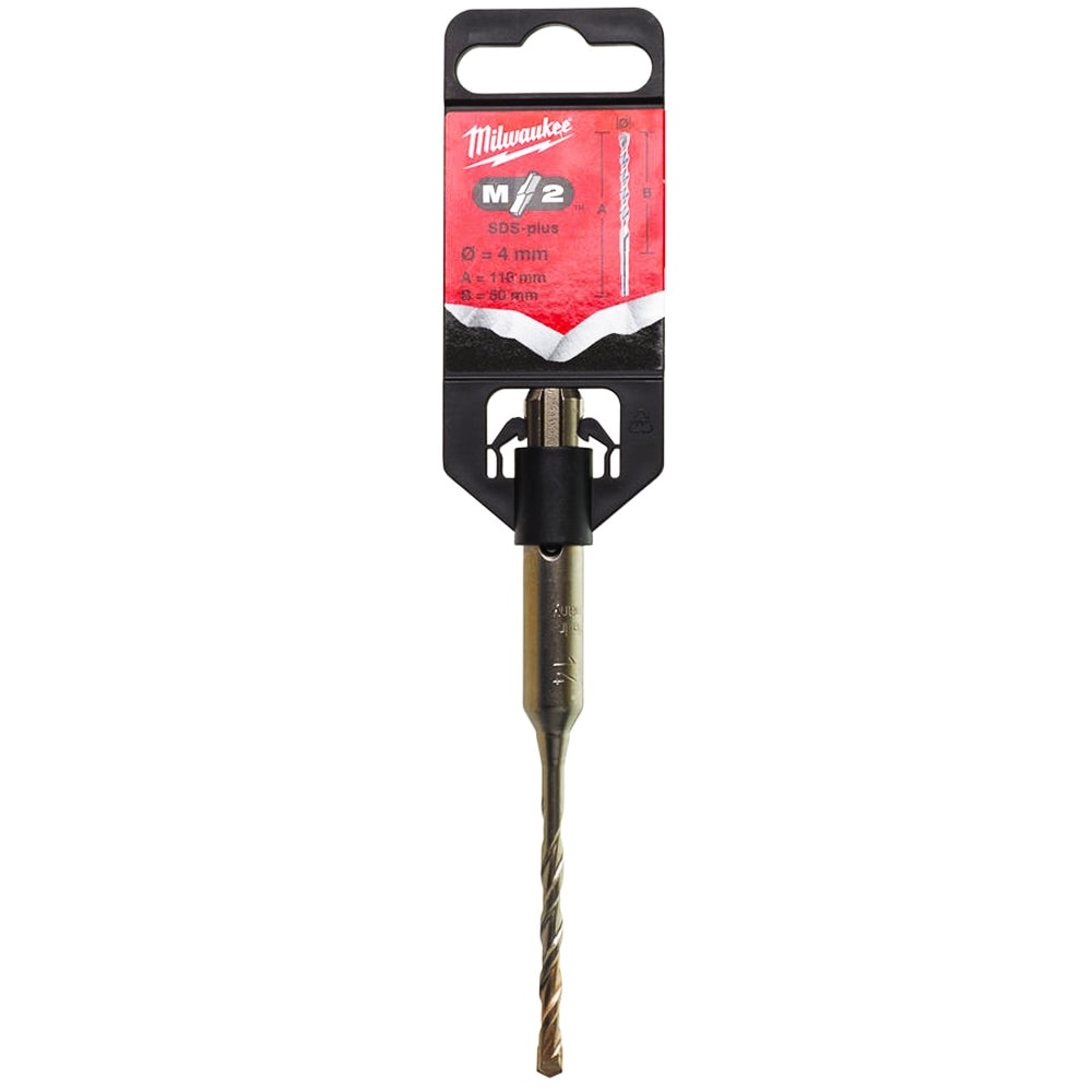 Бур по бетону SDS-Plus M2 4х50х110 мм Milwaukee (4932339498)
