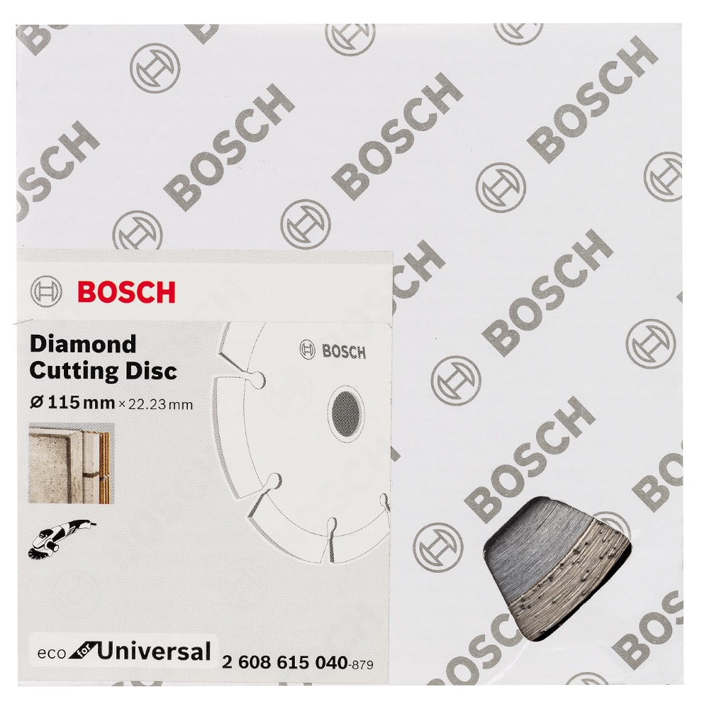 Алмазный круг 115х22,23 мм ECO Universal (10 шт), BOSCH, фото 3