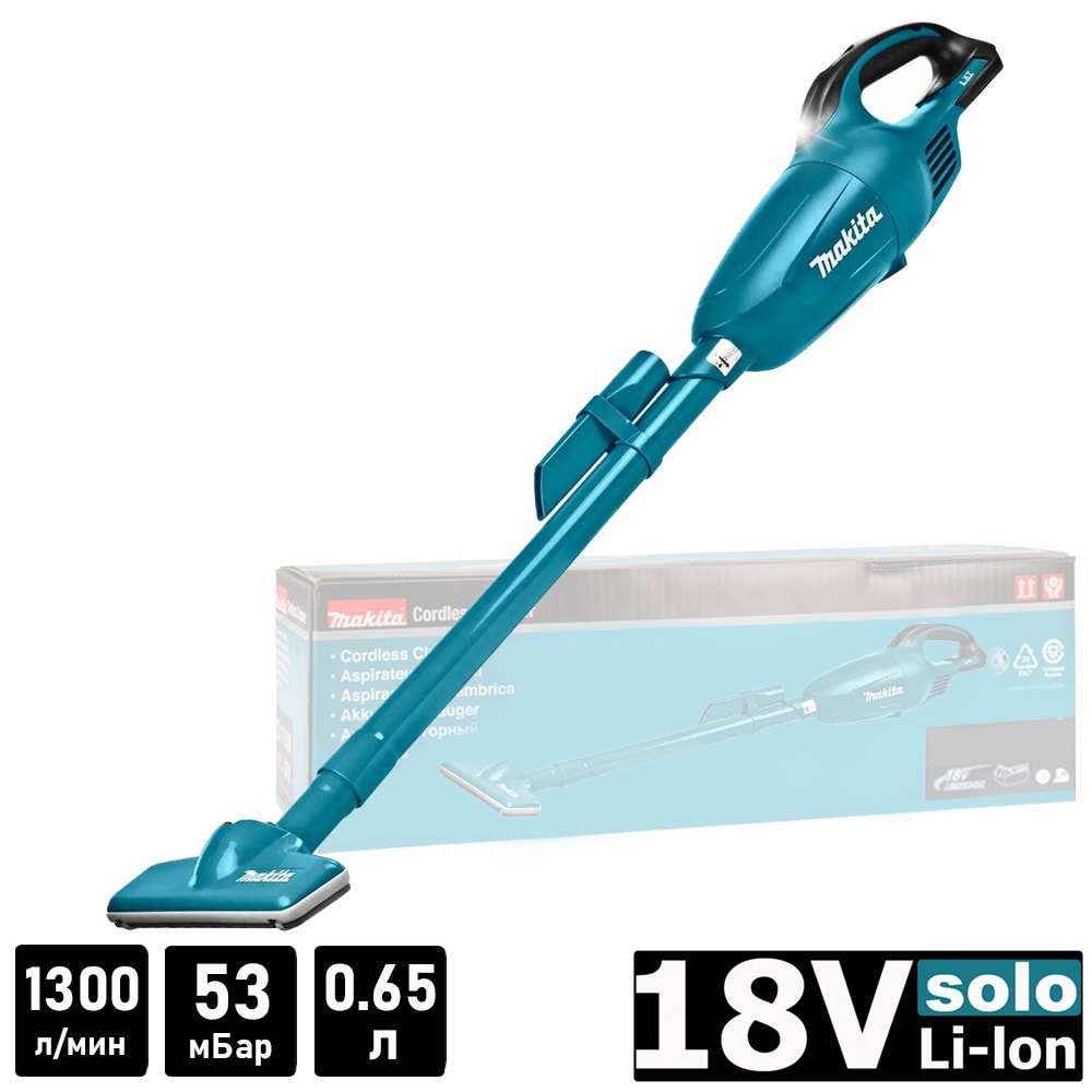 Пылесос строительный DCL181FZ (DCL 181 FZ) аккумуляторный MAKITA
