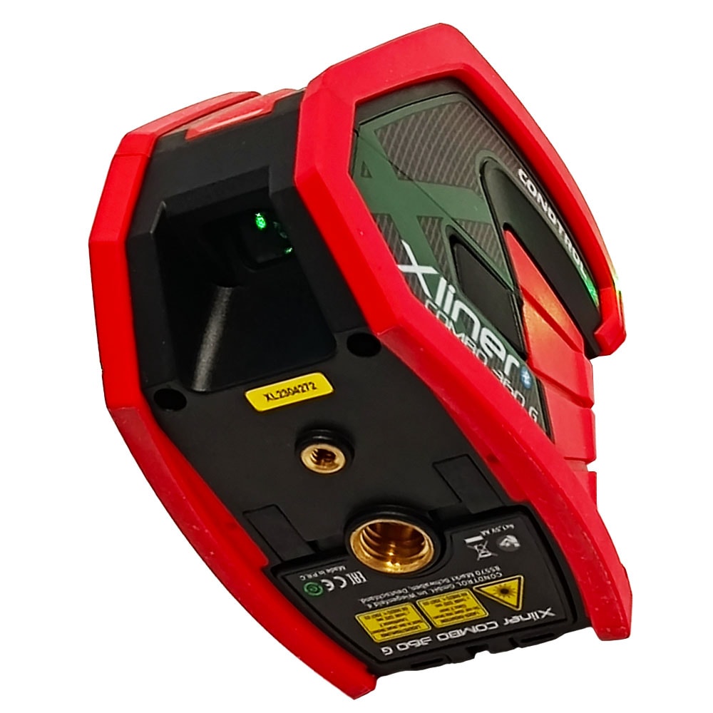 Нивелир лазерный Xliner Combo 360G (Зеленый / 40/80 м / 3 луча / ± 0.2 мм/м / Сумка), CONDTROL, фото 9