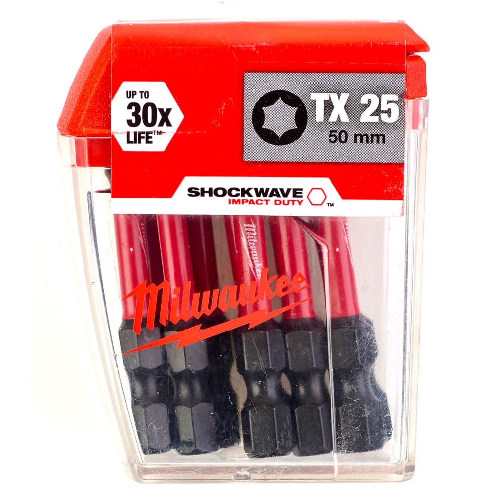 Бита Shockwave Impact Duty TX25 50 мм (10 шт) Milwaukee (4932430882), фото 3