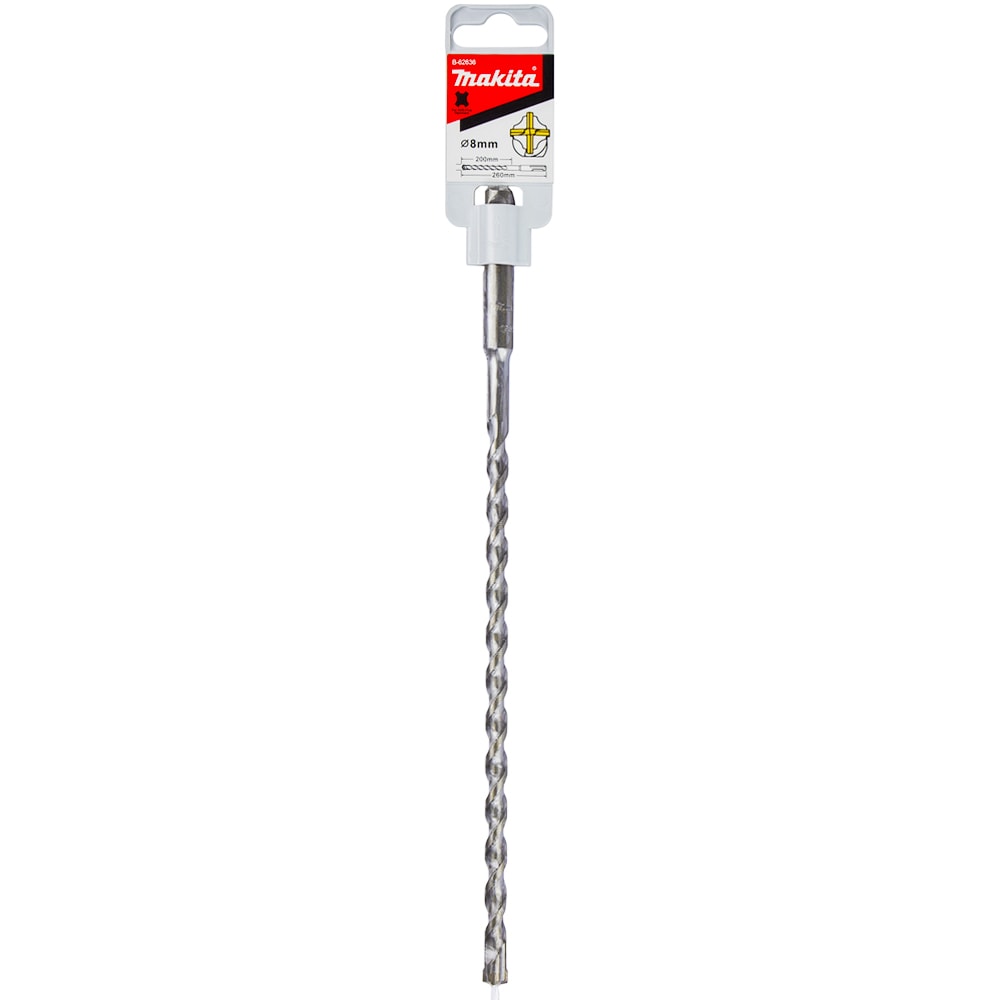 Бур по бетону SDS-Plus 4Cutter 8х200х260 мм MAKITA (B-62636)
