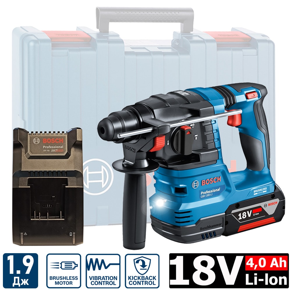 Перфоратор аккумуляторный GBH 185-LI Professional BOSCH (0611924022)