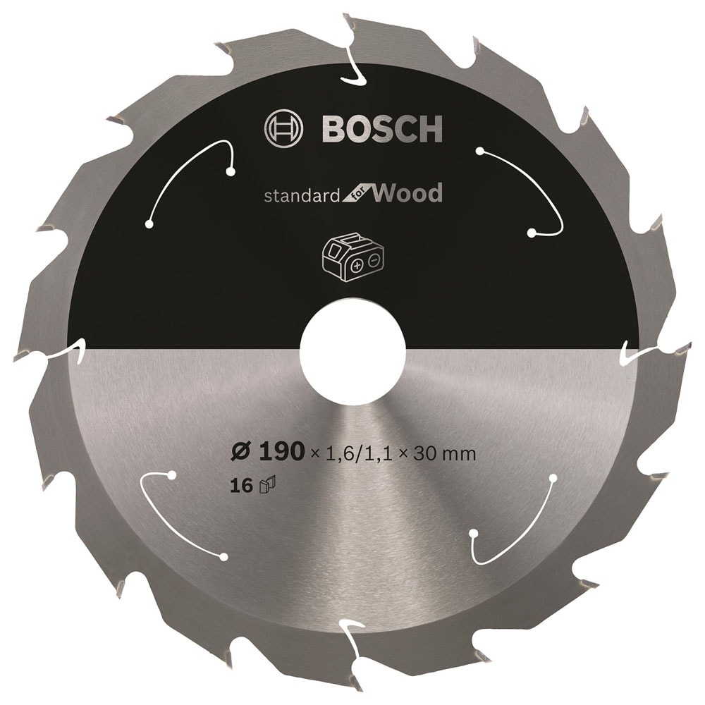 Диск пильный 190х1,6х30 мм Z16 PRO Standard for Wood, BOSCH