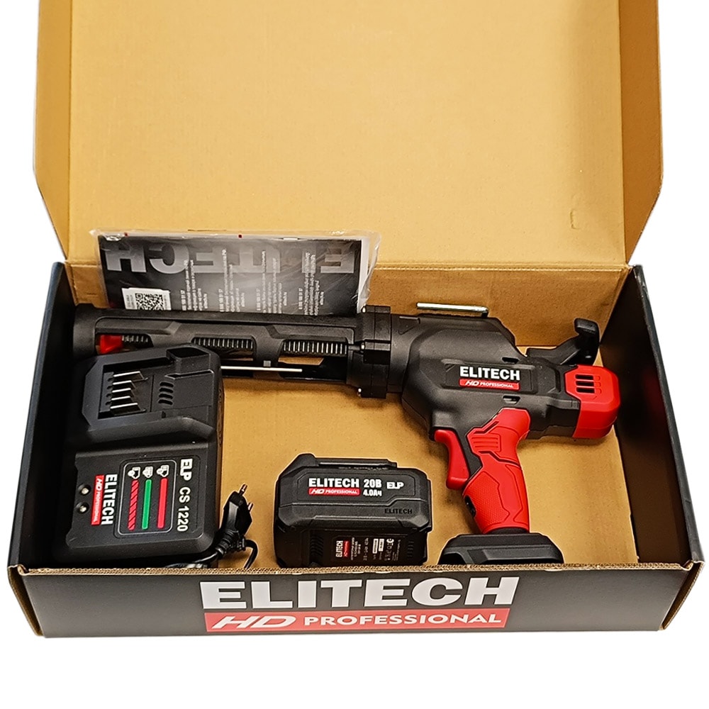 Пистолет для герметика аккумуляторный CCG 20SL6 ELITECH HD (E2208.013.01), фото 3