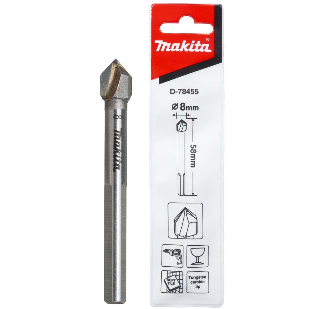 Сверло по плитке / стеклу GEN2 8x58 мм Makita (D-78455)