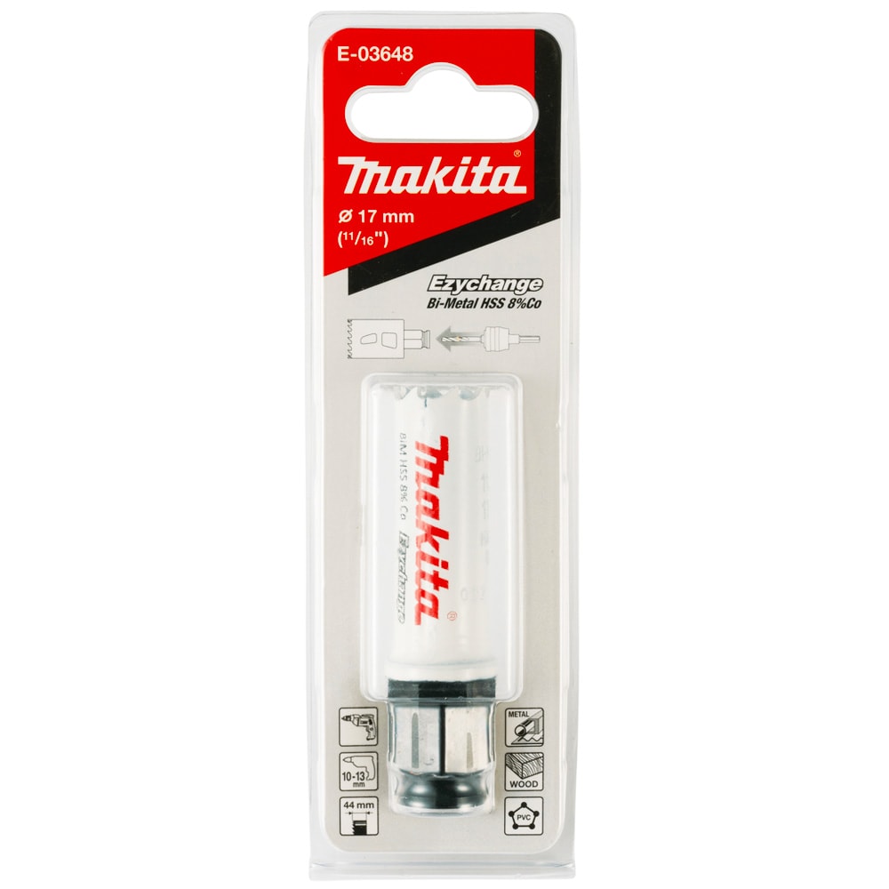 Коронка по дереву 17 мм Bi-Metal Ezychange MAKITA (E-03648)