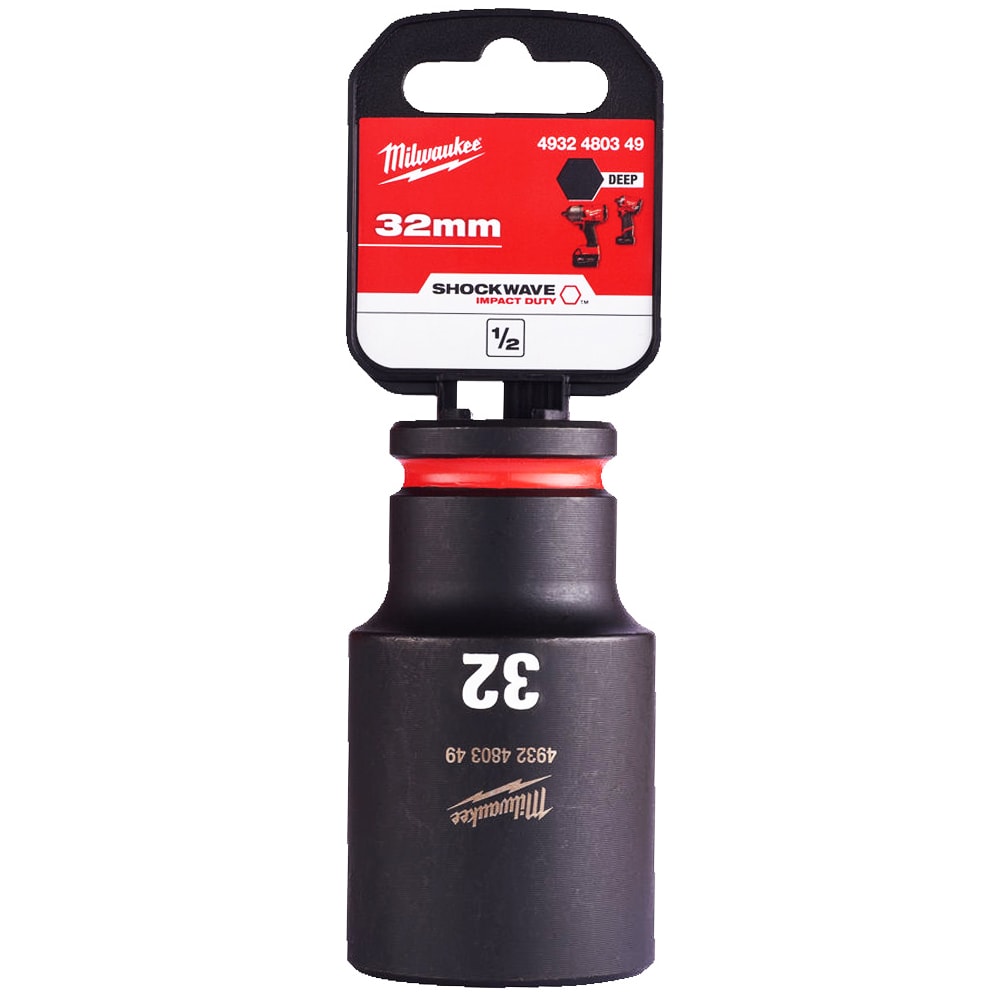 Ударная торцовая головка 32 мм (1/2") Shockwave Impact Duty Milwaukee (4932480349)