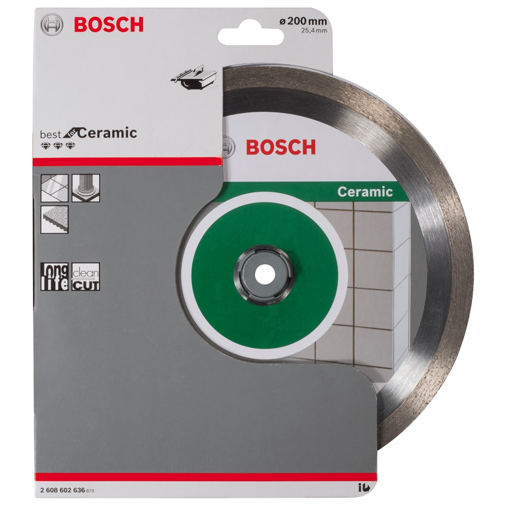 Алмазный круг 200х25,4 мм Best for Ceramic, BOSCH