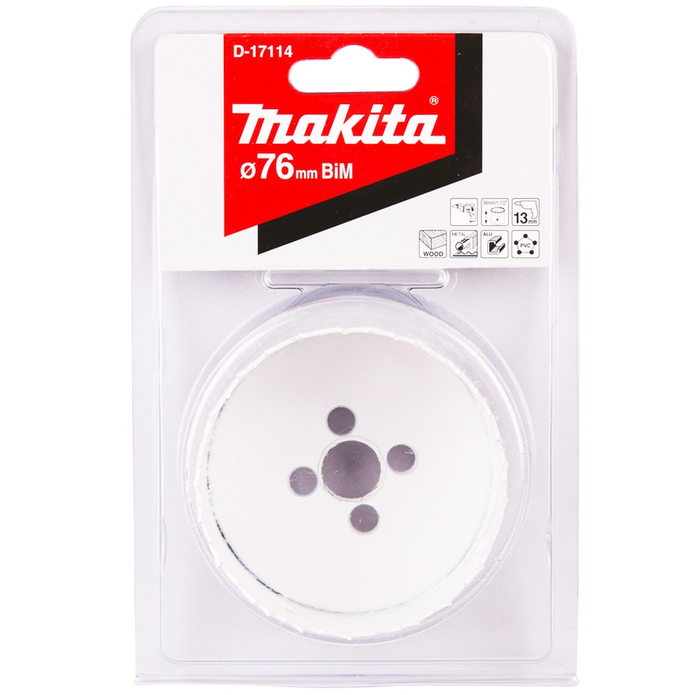 Коронка по дереву 76 мм MAKITA (D-17114)