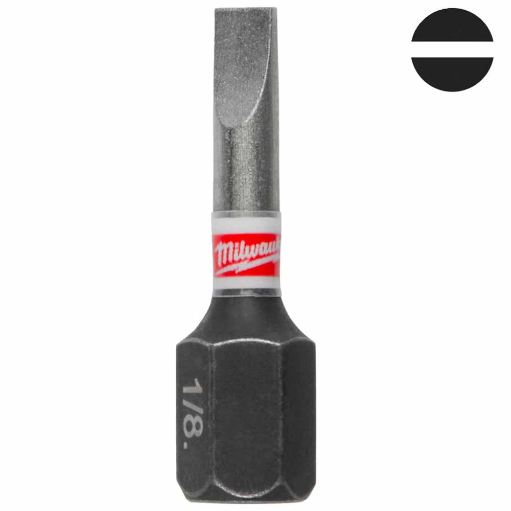 Бита ударная Shockwave Impact Duty SL 0.8x5.5 25 мм (3 шт) Milwaukee (4932500387), фото 2