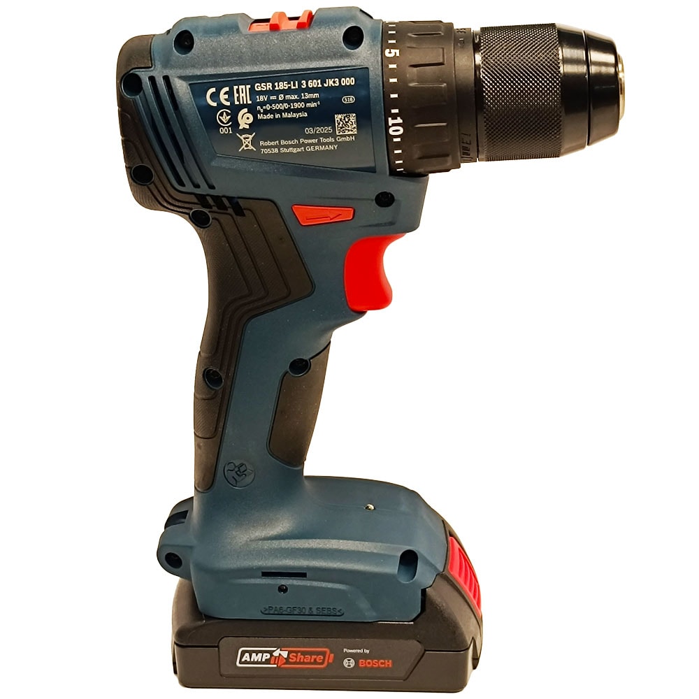 Дрель-шуруповерт аккумуляторная GSR 185-LI Professional BOSCH (06019K3001), фото 7