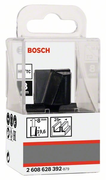 Фреза пазовая D25x20x51 / хв 8 мм BOSCH (2608628392), фото 2