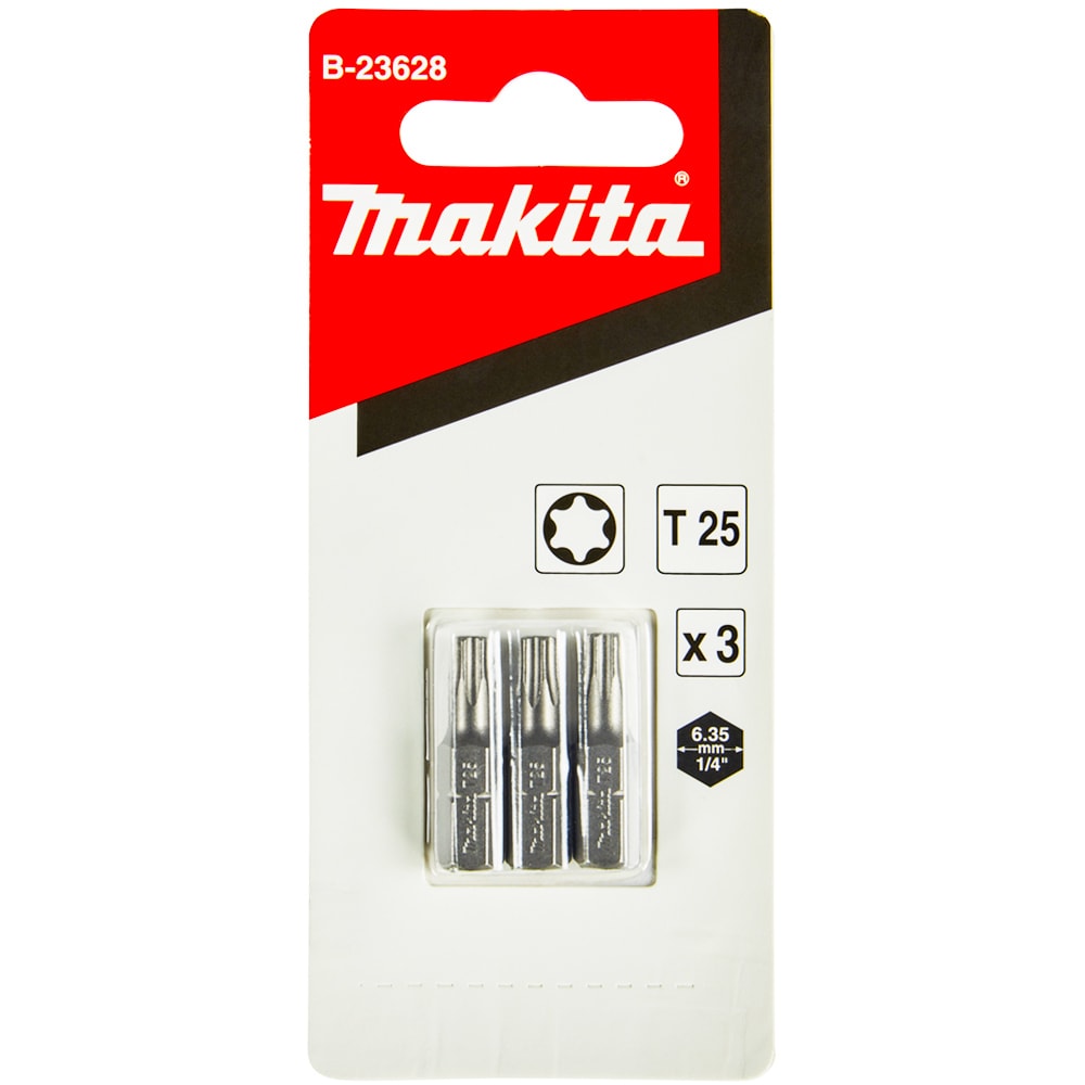 Бита T25 25 мм C-form (3 шт) MAKITA (B-23628)
