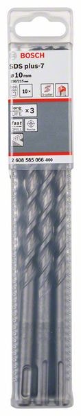 Бур по бетону SDS-Plus-7 10х150х215 мм (10 шт) BOSCH (2608585066)
