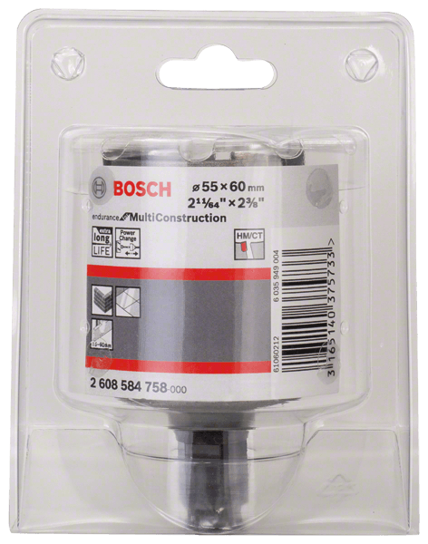 Коронка Endurance for Multi Construction 55 мм BOSCH (2608584758), фото 2