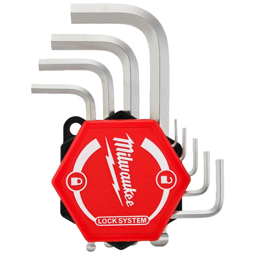 Набор шестигранных ключей 1,5 - 10 мм (9 шт) Compact Milwaukee (4932492399), фото 3