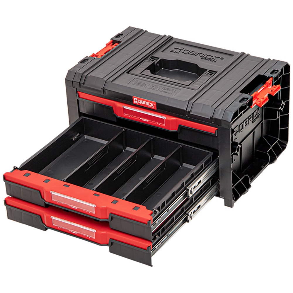 Ящик для инструмента с 3-мя выдвижными ящиками Qbrick System PRO Drawer 3 Toolbox 2.0 Basic (SKRQPROD3B2CZAPG001), фото 4
