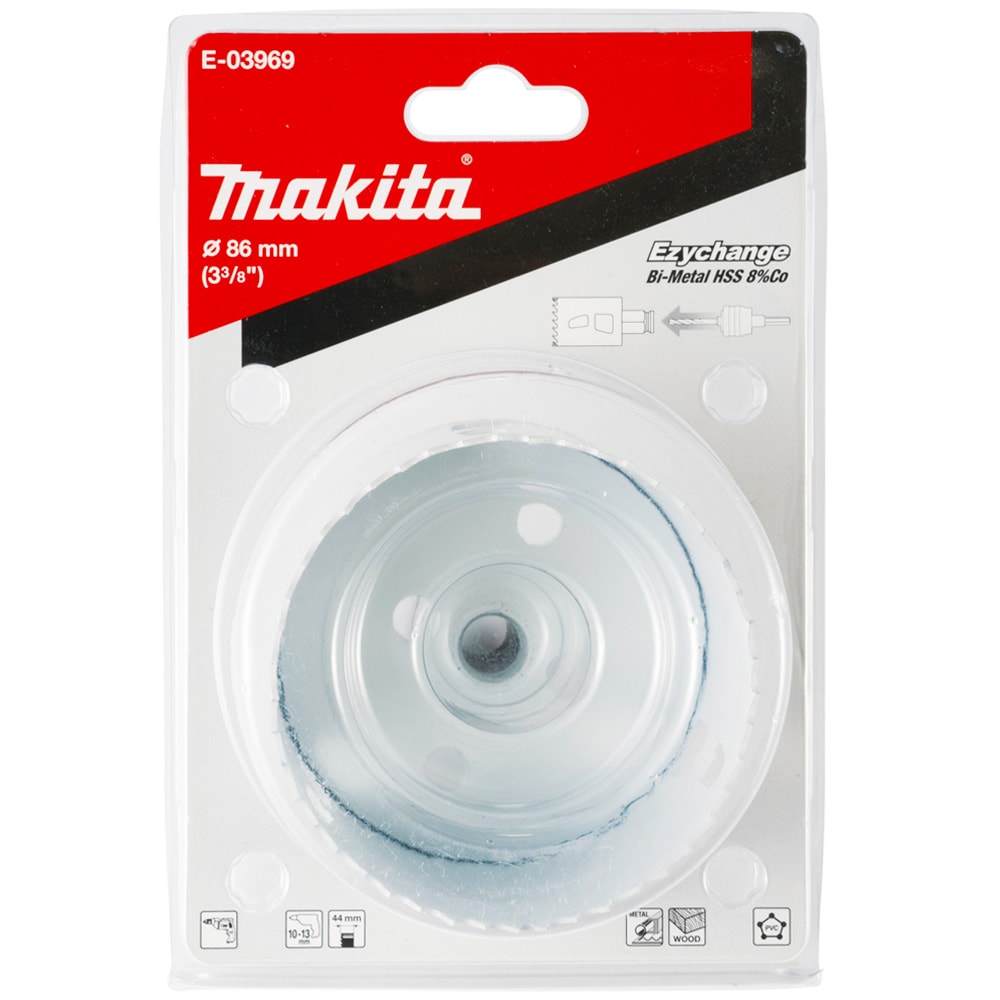 Коронка по дереву 86 мм Bi-Metal Ezychange MAKITA (E-03969)