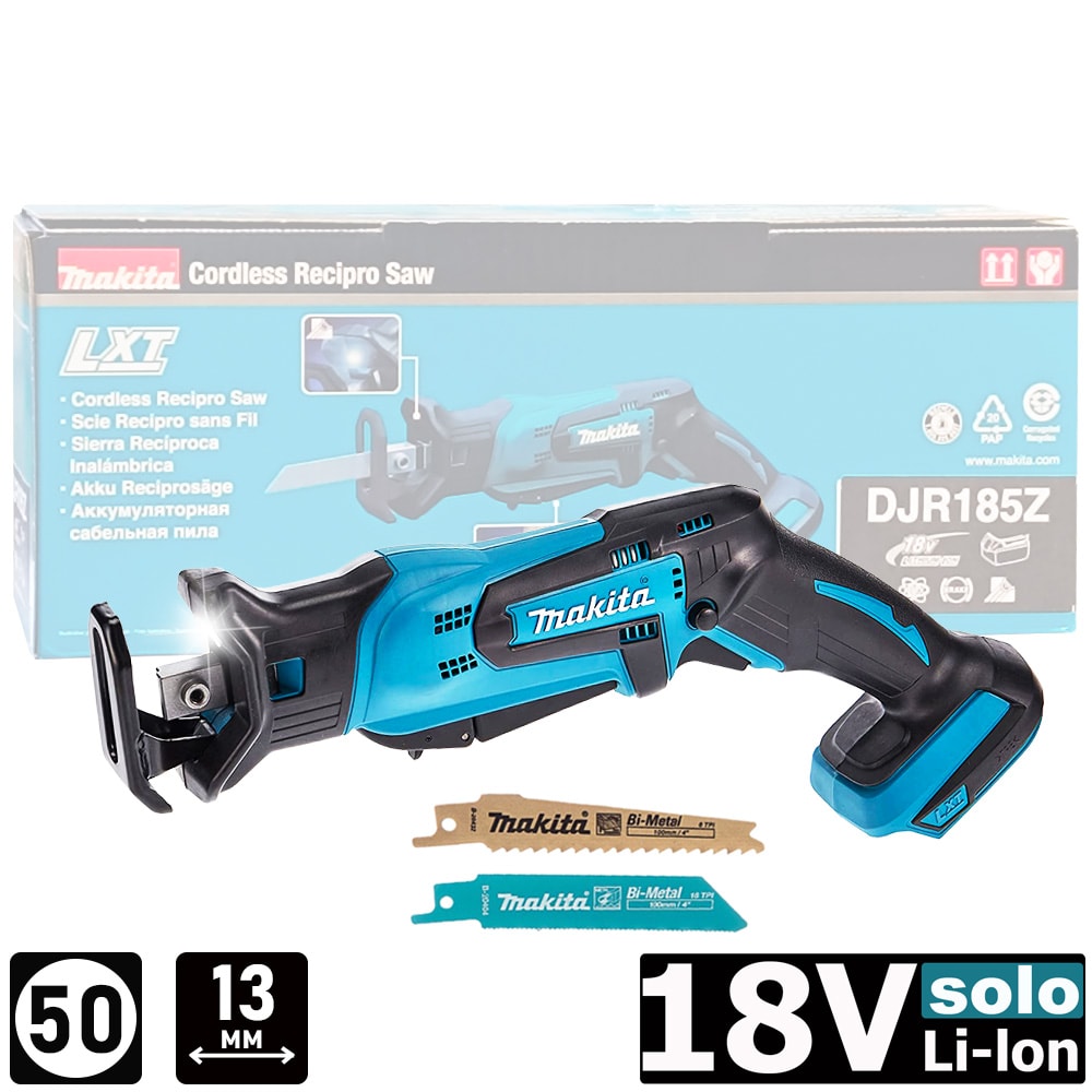 Пила сабельная аккумуляторная DJR185Z (DJR 185 Z) MAKITA