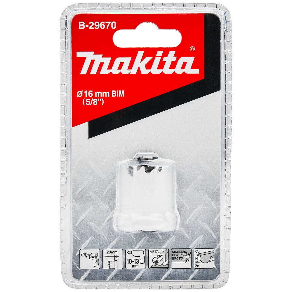 Коронка BIM по листовому металлу 16 мм MAKITA (B-29670)