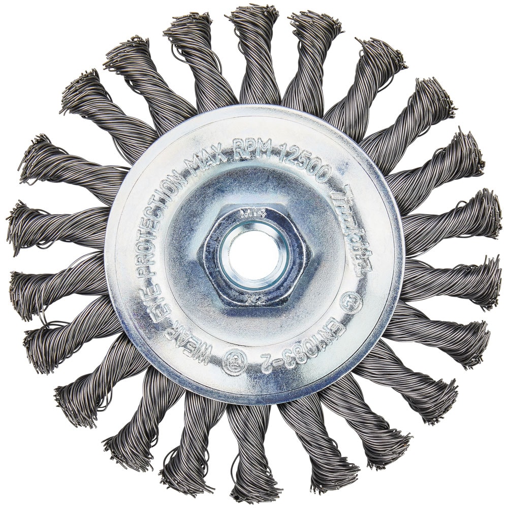 Щетка дисковая проволочная (125 мм / проволка 0,5 мм / М14х2) MAKITA (D-29577)