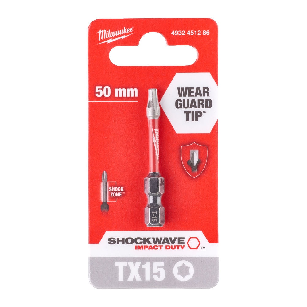 Бита Shockwave Impact Duty TX15 (50 мм) 1 шт Milwaukee (4932451286)