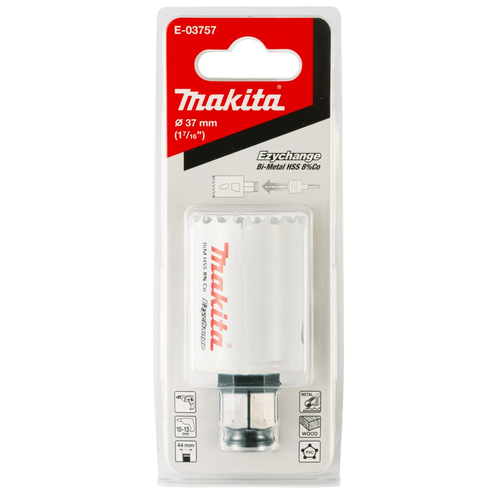 Коронка по дереву 37 мм Bi-Metal Ezychange MAKITA (E-03757)