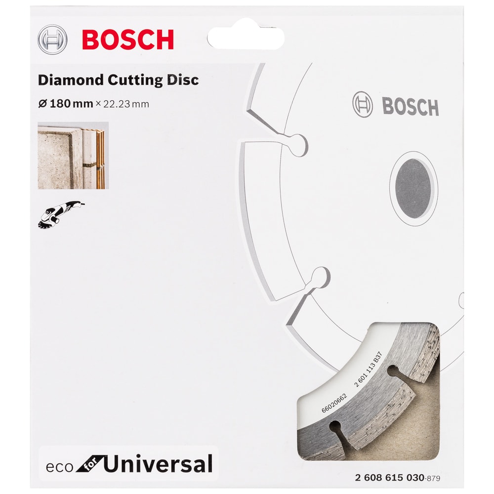 Алмазный круг 180х22,23 мм ECO Universal, BOSCH