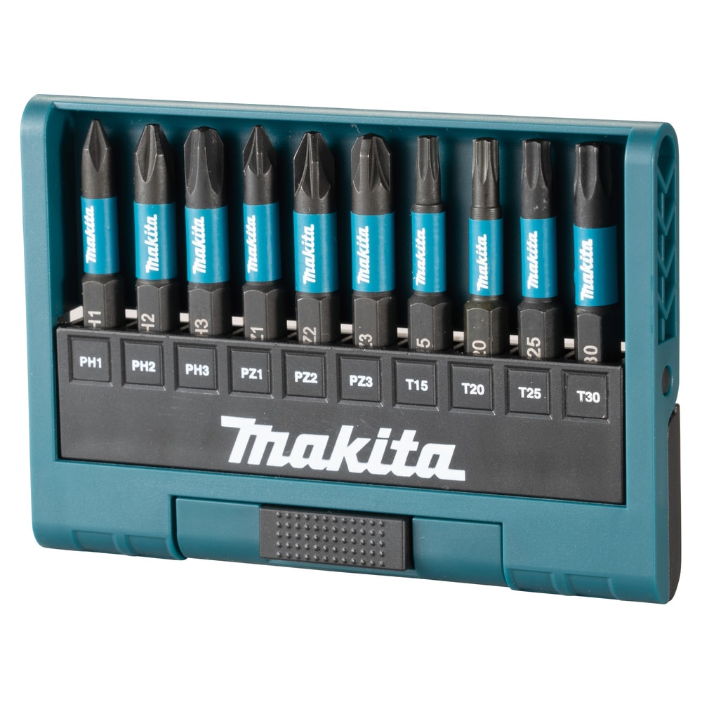 Набор ударных бит Impact Black 50 мм (10 шт) MAKITA (E-12011), фото 2