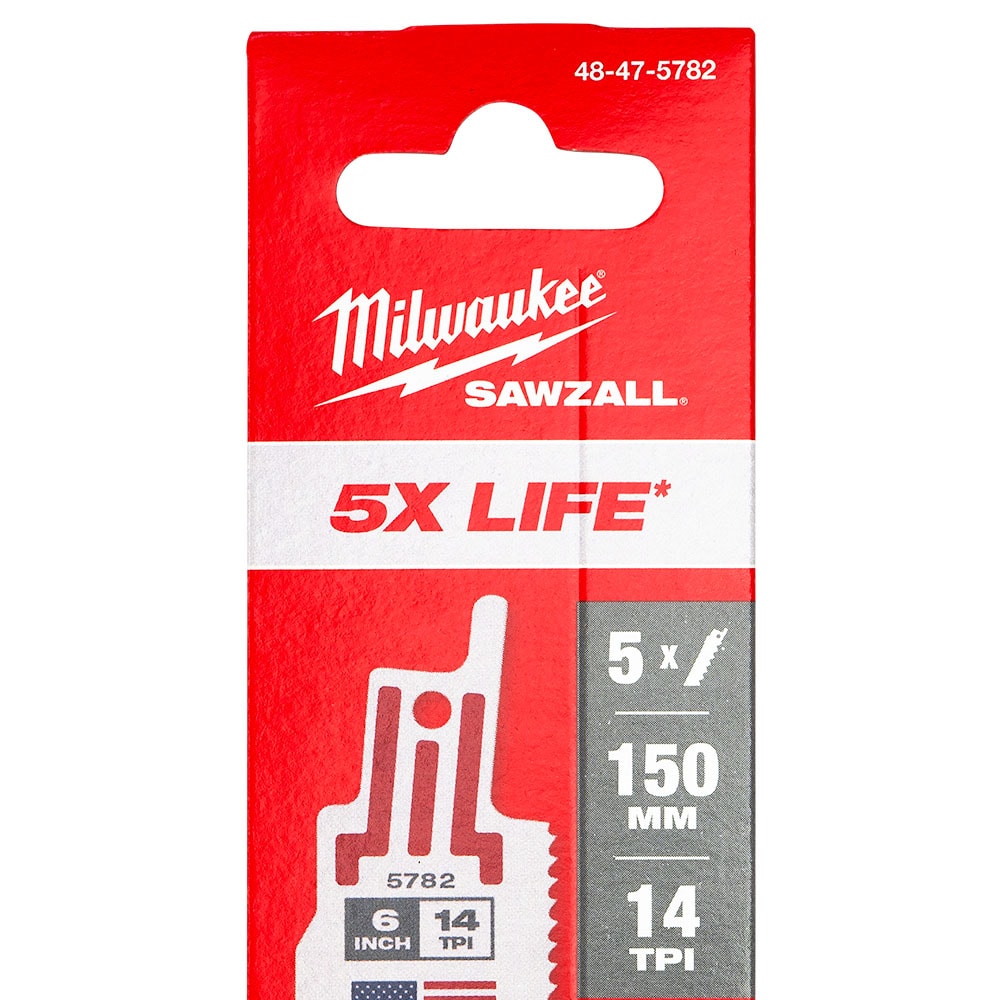 Пильное полотно The Torch по металлу (5 шт / 150 мм) Milwaukee (48475782), фото 2