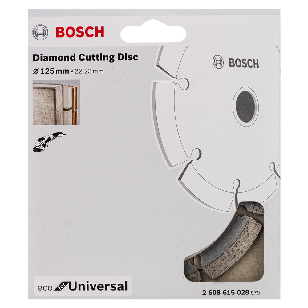 Алмазный круг 125х22,23 мм ECO Universal, BOSCH