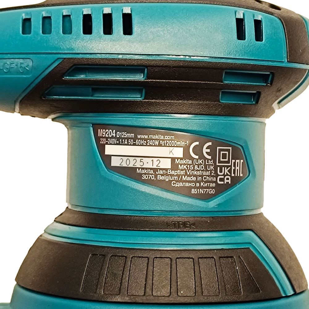 Эксцентриковая шлифмашина M9204B (M 9204 B) MAKITA MT, фото 10