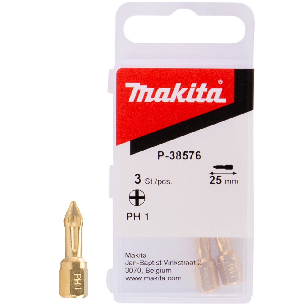 Бита алмазная PH1 25 мм C-form (3 шт), MAKITA