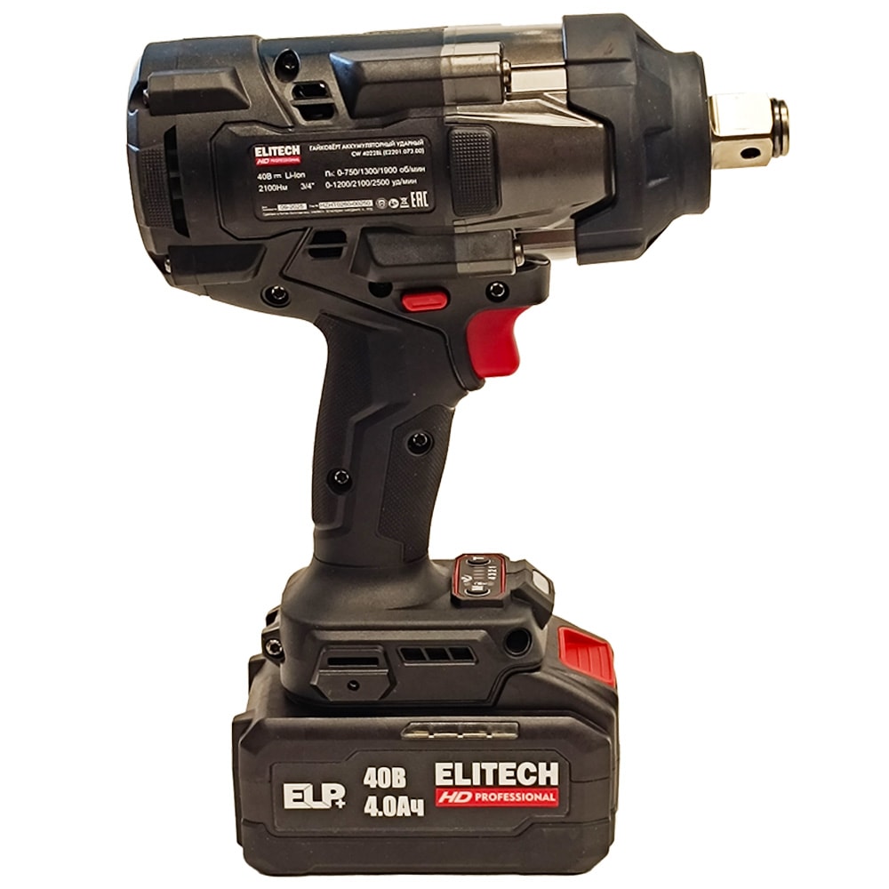 Гайковерт аккумуляторный CW 4022BL ELITECH HD (E2201.073.01), фото 10