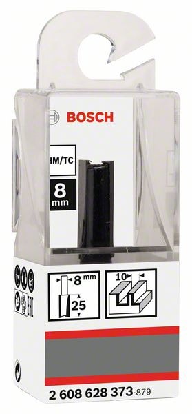 Фреза__Пазовая D10x25x56 / хв 8 мм, BOSCH, фото 2