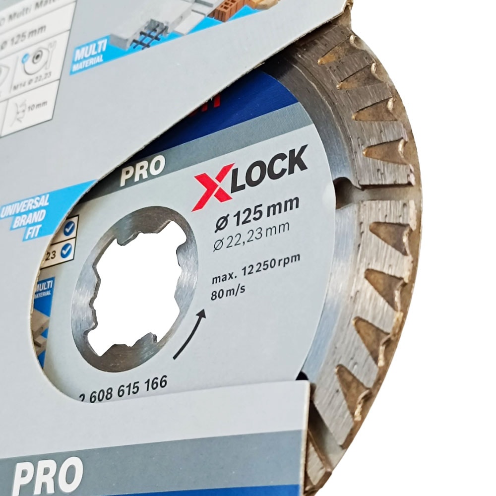 Алмазный круг X-LOCK PRO Multi Material 125x1.6x22.23 мм BOSCH (2608615166), фото 2