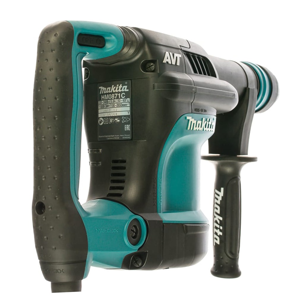 Отбойный молоток HM0871C (8,1Дж / SDS-max / AVT / Кейс), MAKITA, фото 4