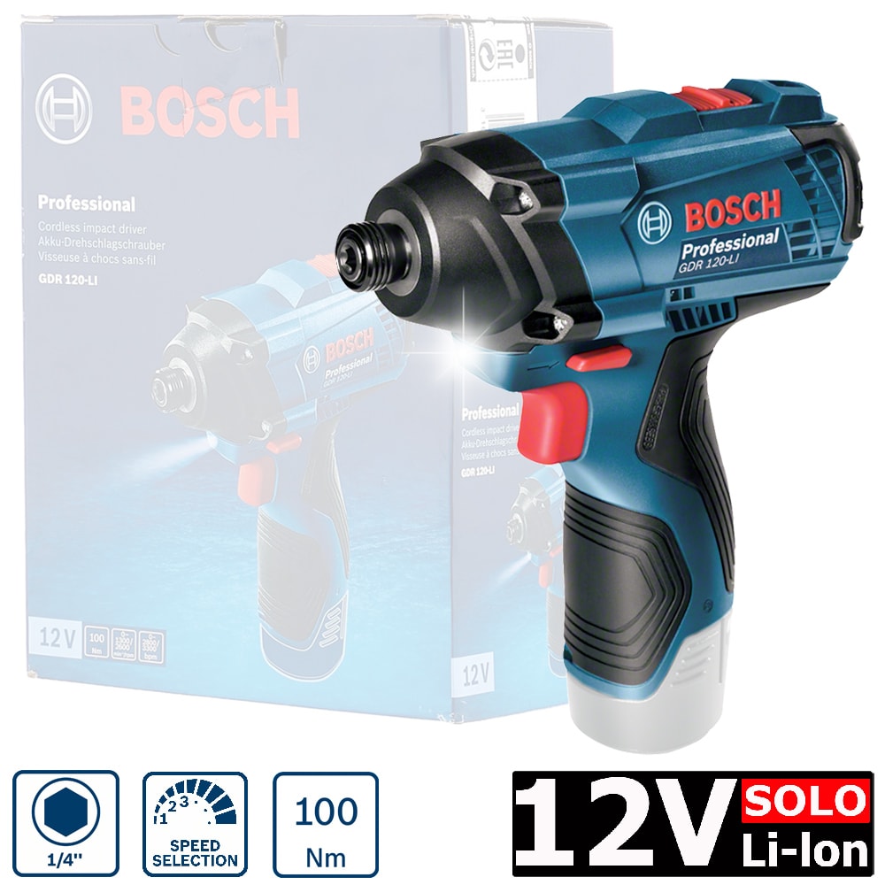 Шуруповерт ударный GDR 120-LI Professional BOSCH (06019F0000)