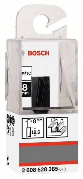 Фреза__Пазовая D12x19.6x51 / хв 8 мм, BOSCH, фото 2