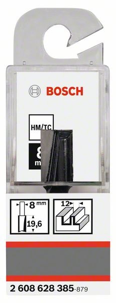 Фреза__Пазовая D12x19.6x51 / хв 8 мм, BOSCH