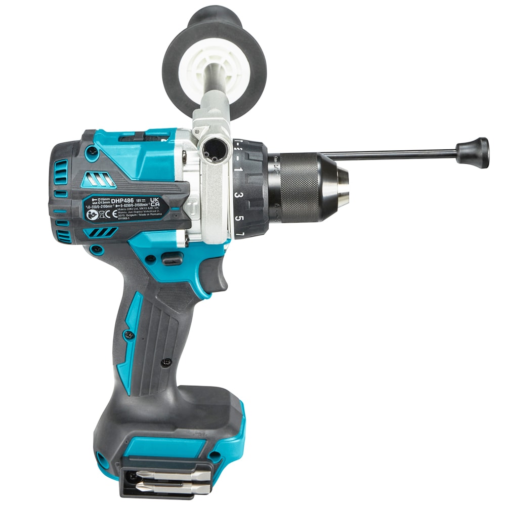 Дрель-шуруповерт ударная аккумуляторная DHP486Z (DHP 486 Z) MAKITA, фото 9