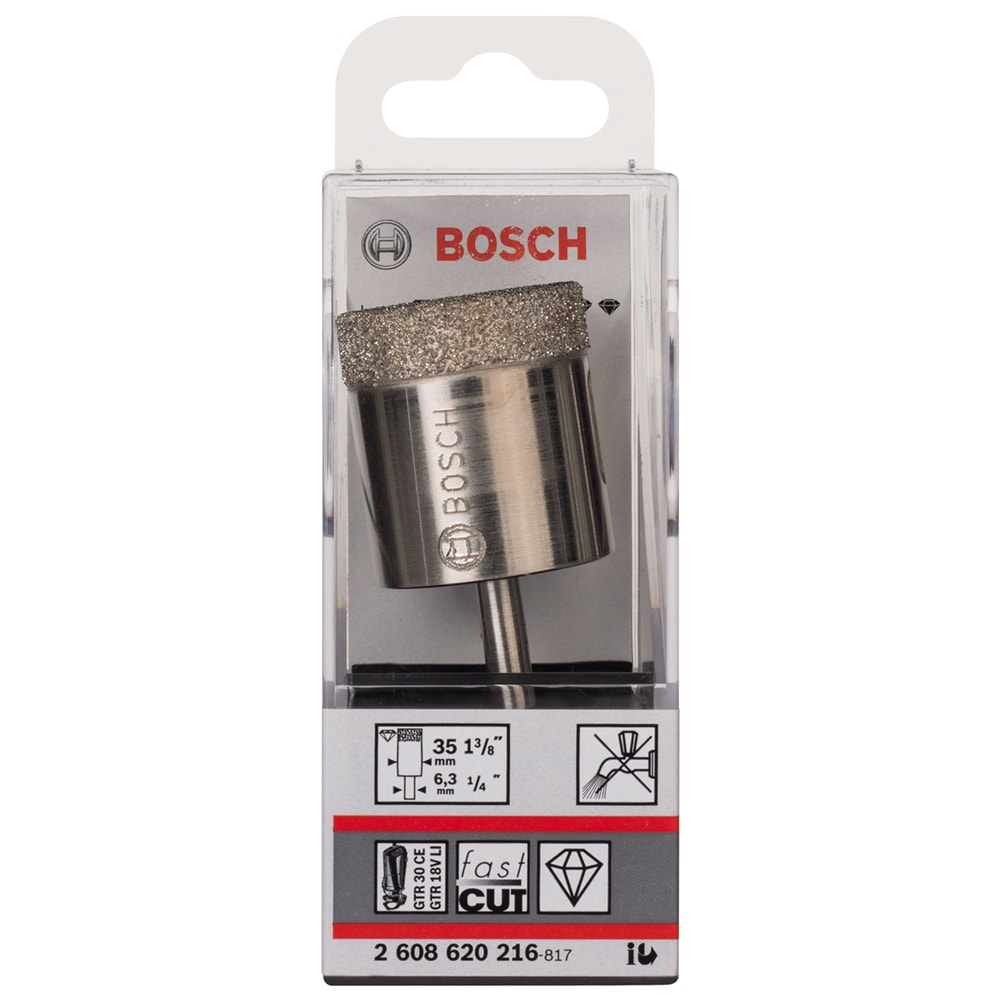 Алмазная коронка D35 мм Best for Ceramic BOSCH (2608620216)