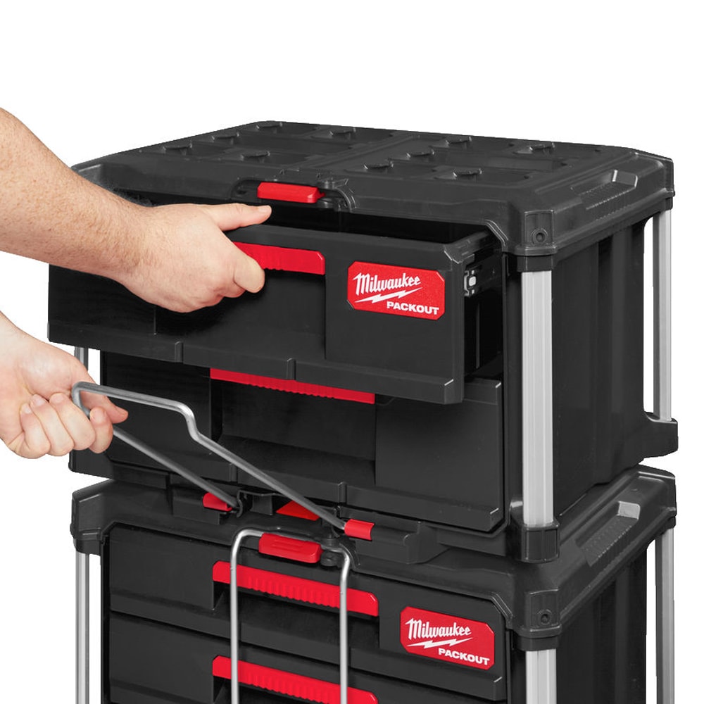 Кейс с 2-мя выдвижными отсеками PACKOUT DRAWER BOX Milwaukee (4932472129), фото 2