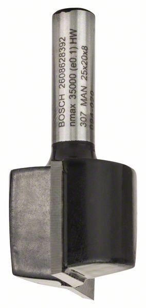 Фреза пазовая D25x20x51 / хв 8 мм BOSCH (2608628392), фото 3