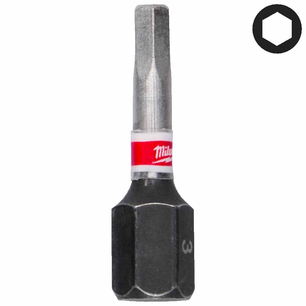 Бита ударная Shockwave Impact Duty HEX3.0 25 мм (3 шт) Milwaukee (4932500379), фото 2