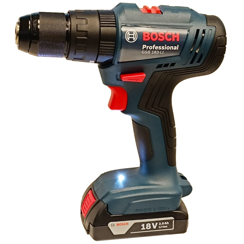 Дрель-шуруповерт ударная аккумуляторная GSB 183-LI Professional BOSCH (06019K9100), фото 5