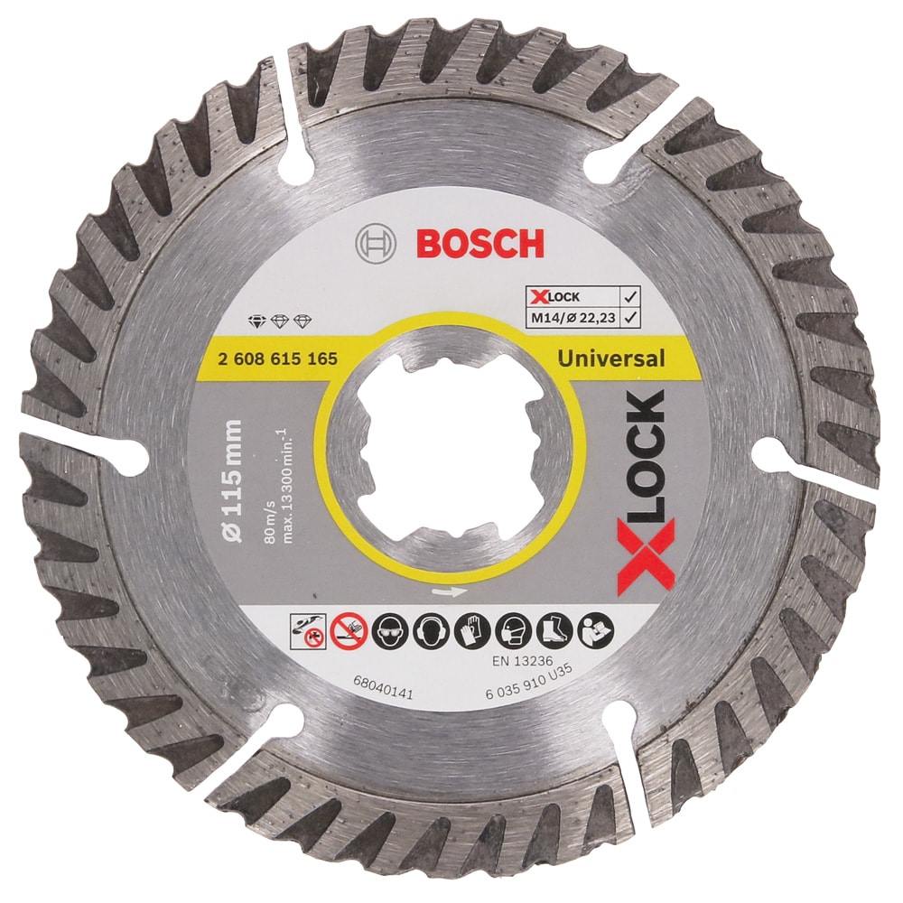 Алмазный круг X-LOCK Standard for Universal 115x1.6x22.23 мм BOSCH (2608615165), фото 2