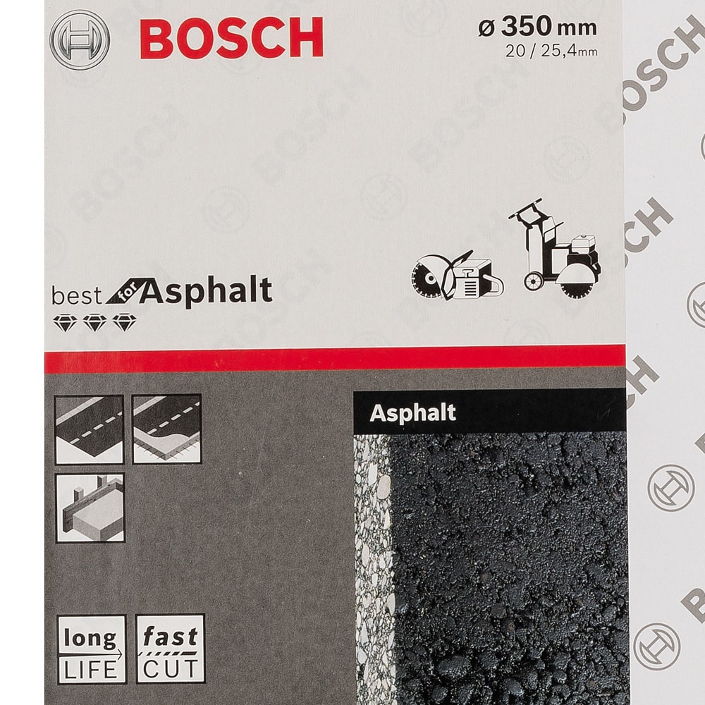 Алмазный круг 350х20/25,4 мм Best for Asphalt, BOSCH, фото 4