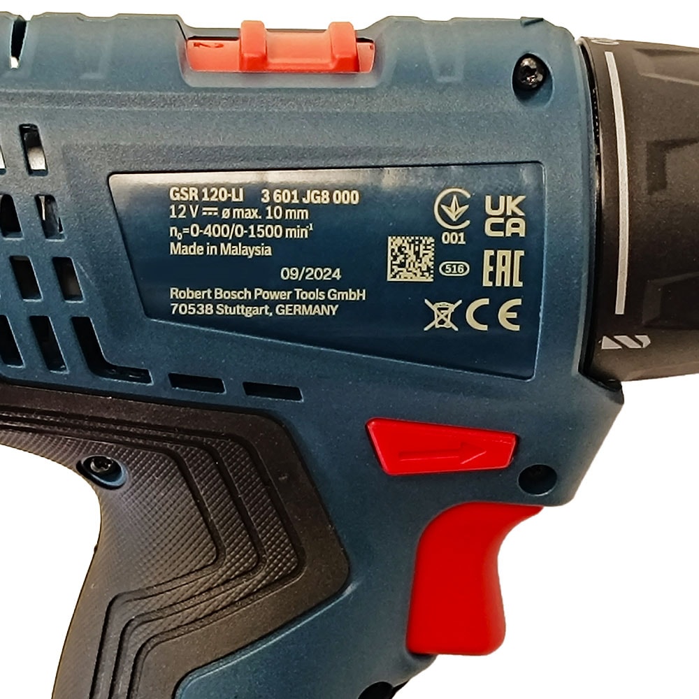 Дрель-шуруповерт аккумуляторная GSR 120-LI Professional BOSCH (06019G8000), фото 8